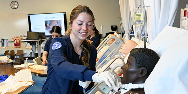 Female nursing student.