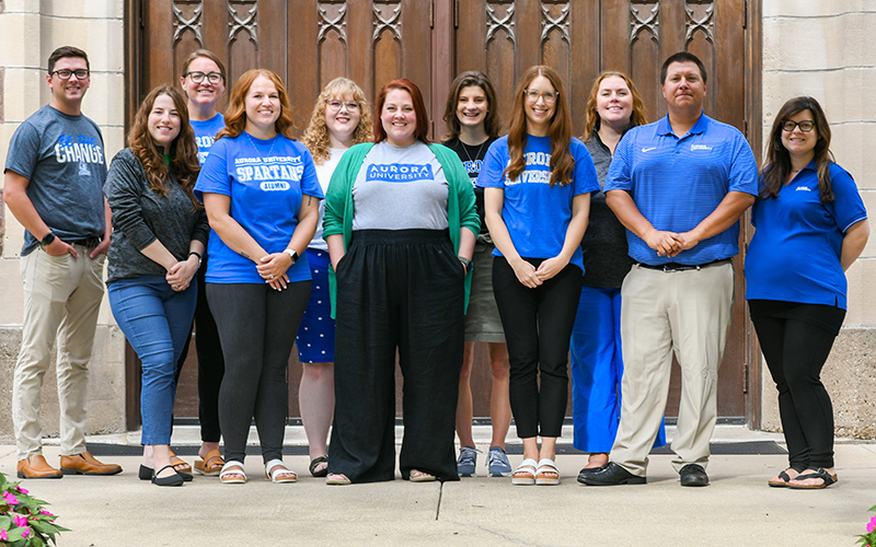 Group photo of the Crouse Center staff.
