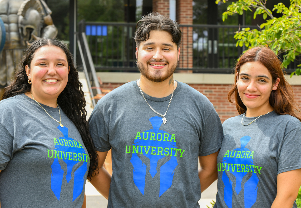 Three AU students.