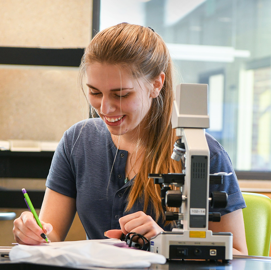 Biology student