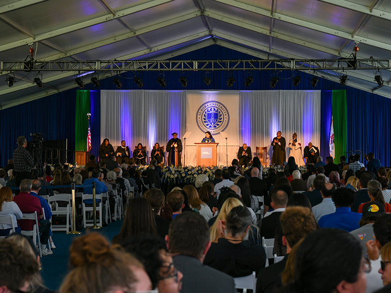 President Susana Rivera-Mills gives her remarks