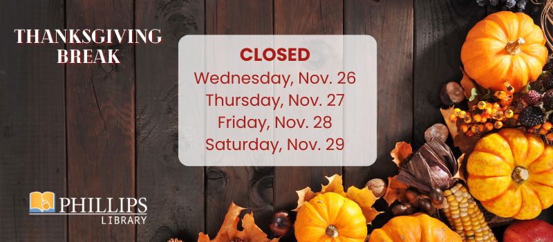 Library Thanksgiving Break Hours