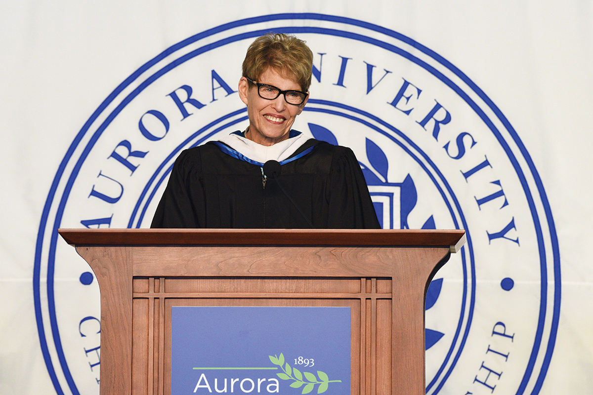 Hilary Brennan at Commencement